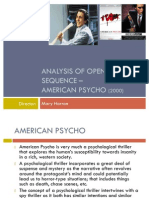 Analysis of American Psycho