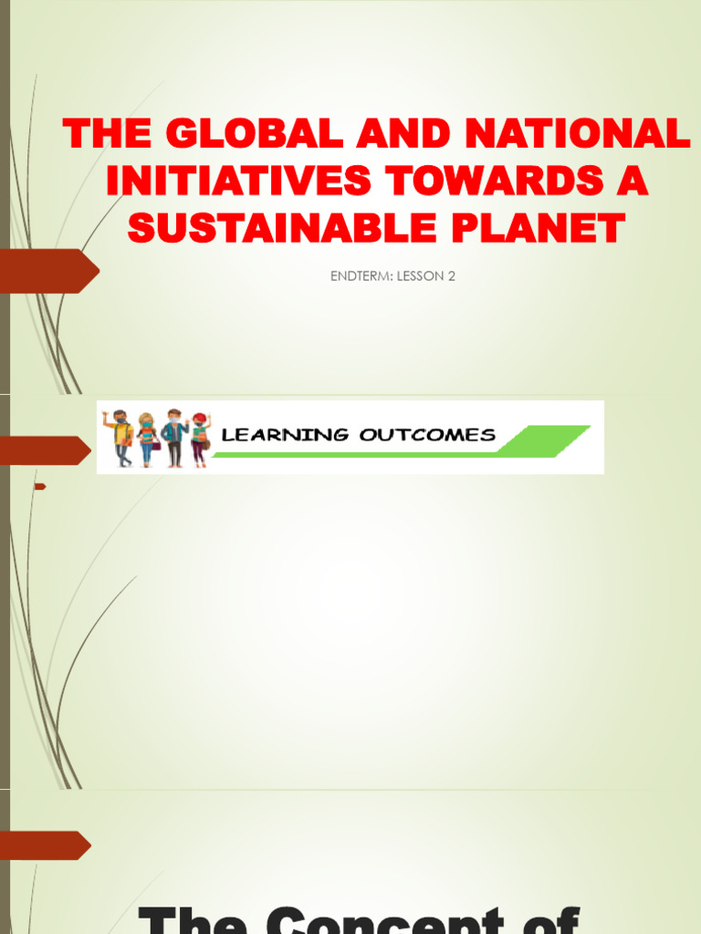 Global Initiatives for Sustainable Development | PDF | Sustainability ...