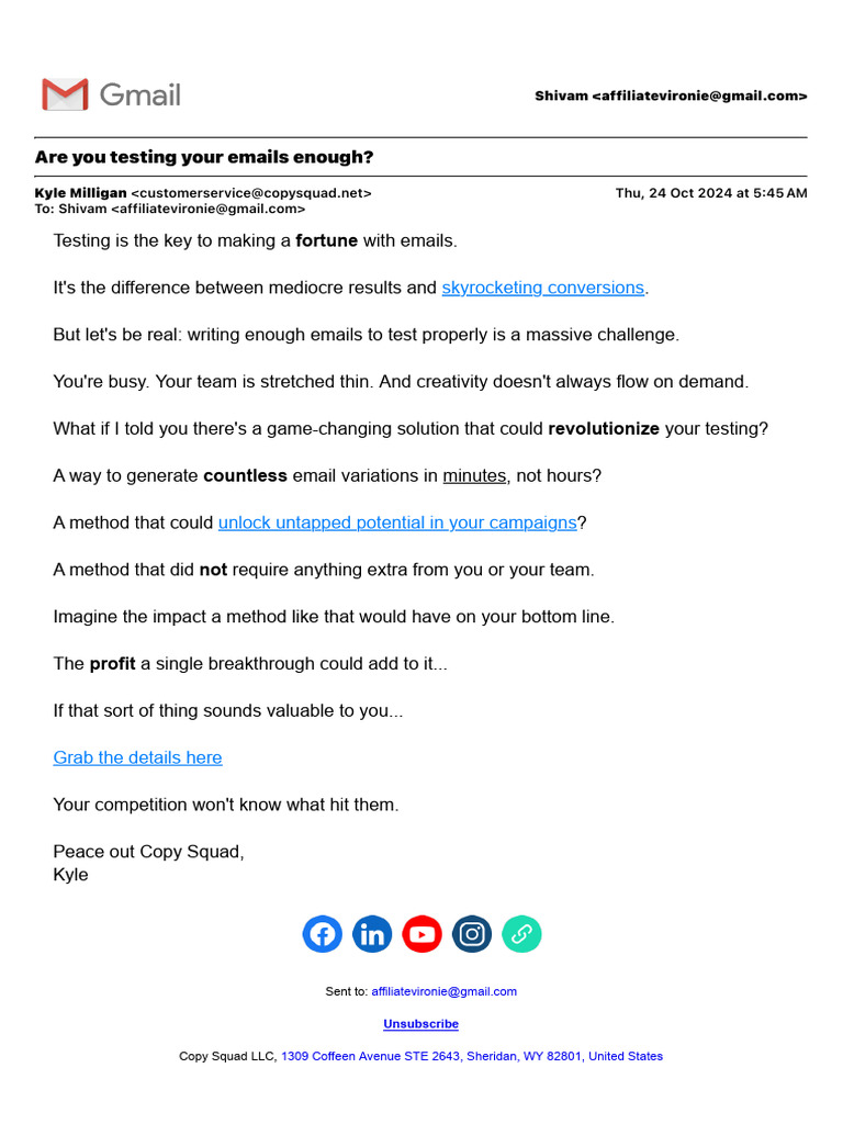 Boost Email Conversions with Testing Tips | PDF