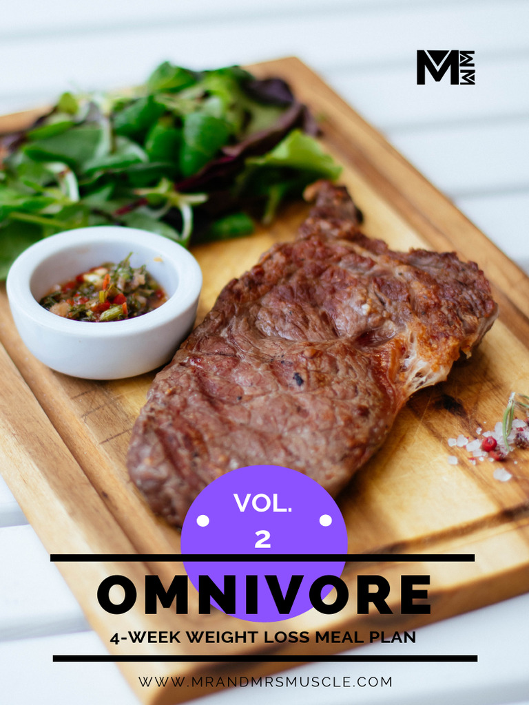 Omnivore Weight Loss Meal Plan Vol 2 PDF Salad Curry