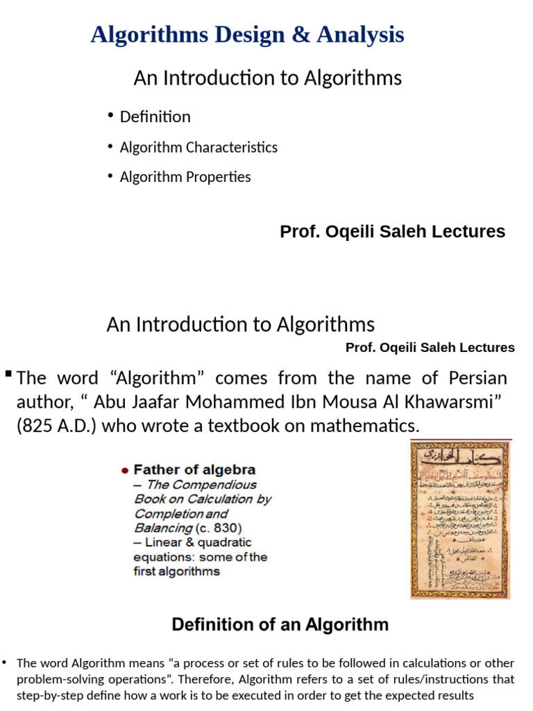 Introduction to Algorithm Design | PDF | Time Complexity | Algorithms