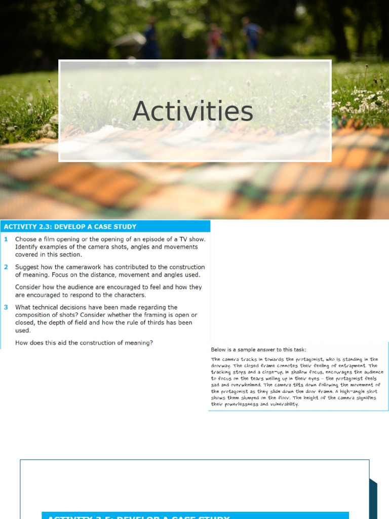 Activities | PDF