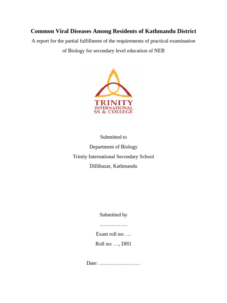 biology final project draft 2025 (1) PDF Preventive Healthcare