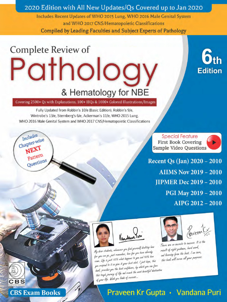 Complete Review of Pathology & Hematology (2020) | PDF | Medical School ...