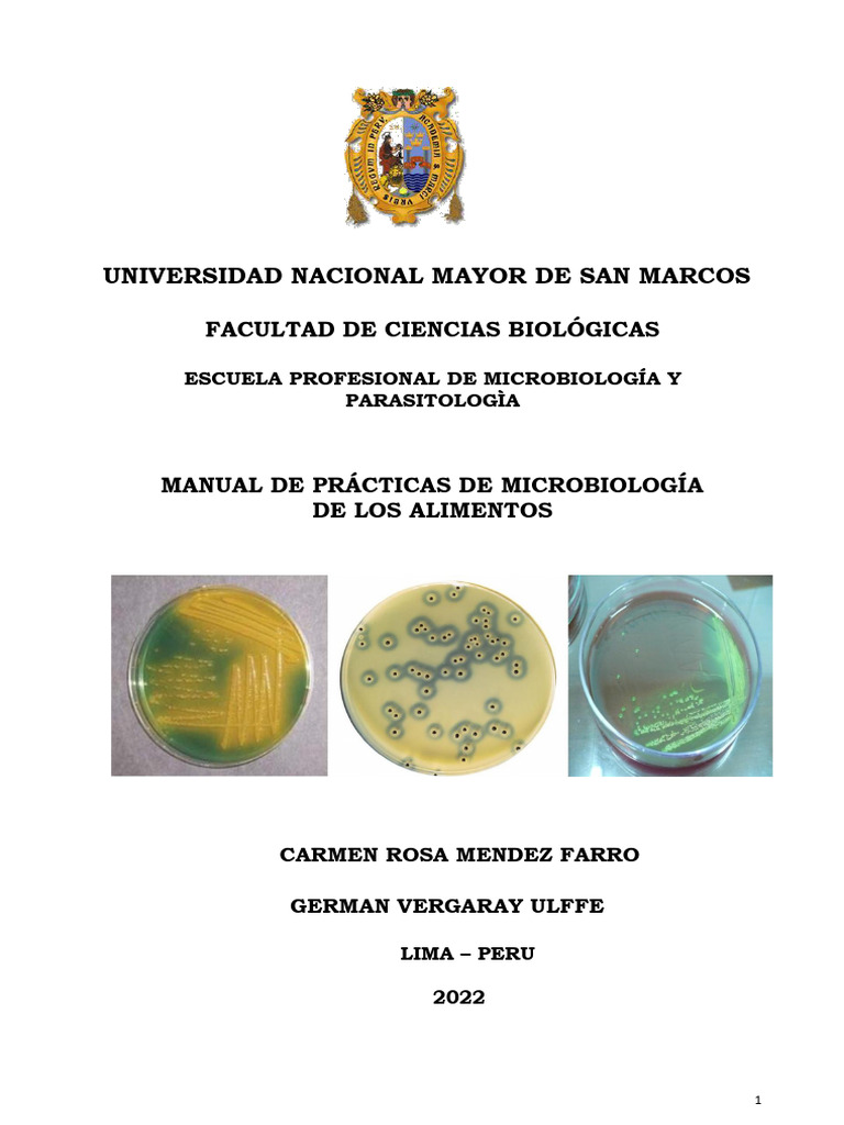 Guia de Microbiologia de Los Alimentos 2022 | PDF | Microbiología ...