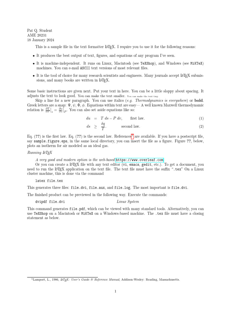 Ex 1 | PDF | Computing | Te X