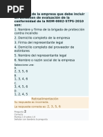 Procadist NOM 019 STPS 2011 Respuestas | PDF | Crecimiento personal y ...