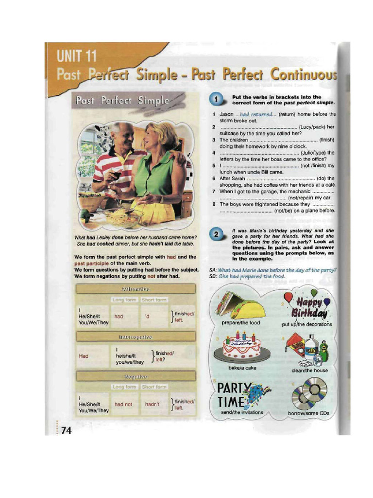 Past Perfect | PDF