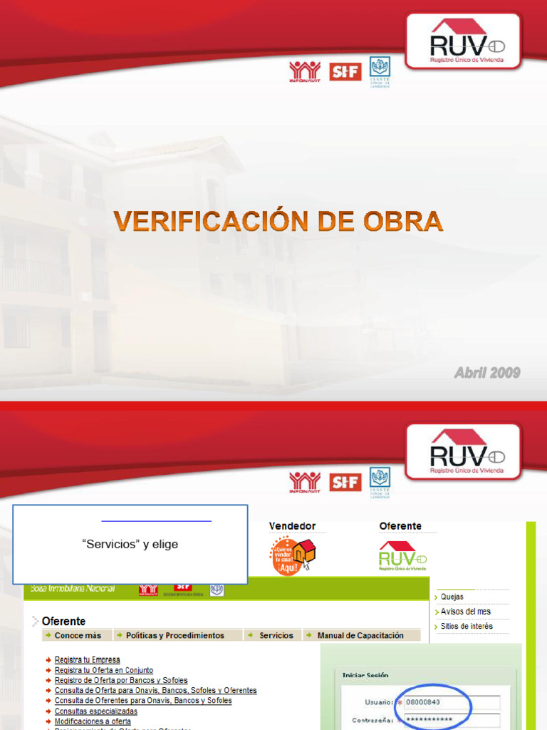 Guía de Verificación de Obras RUV | PDF