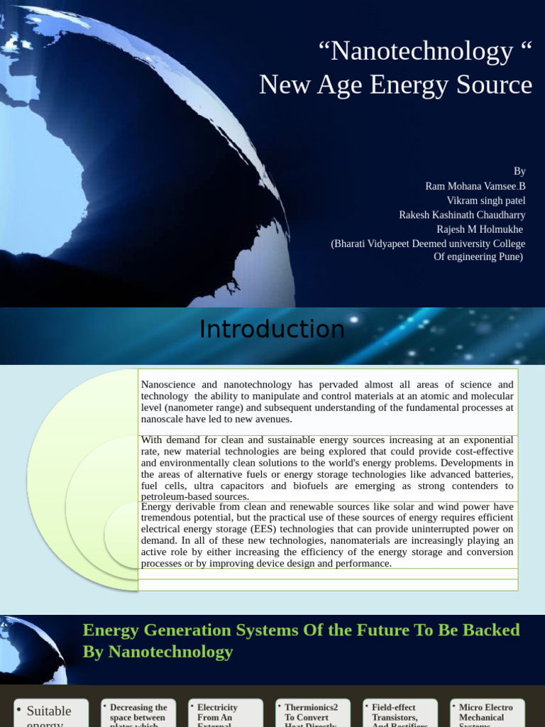 Nanomaterials For Batteries | PDF | Carbon Nanotube | Solar Cell