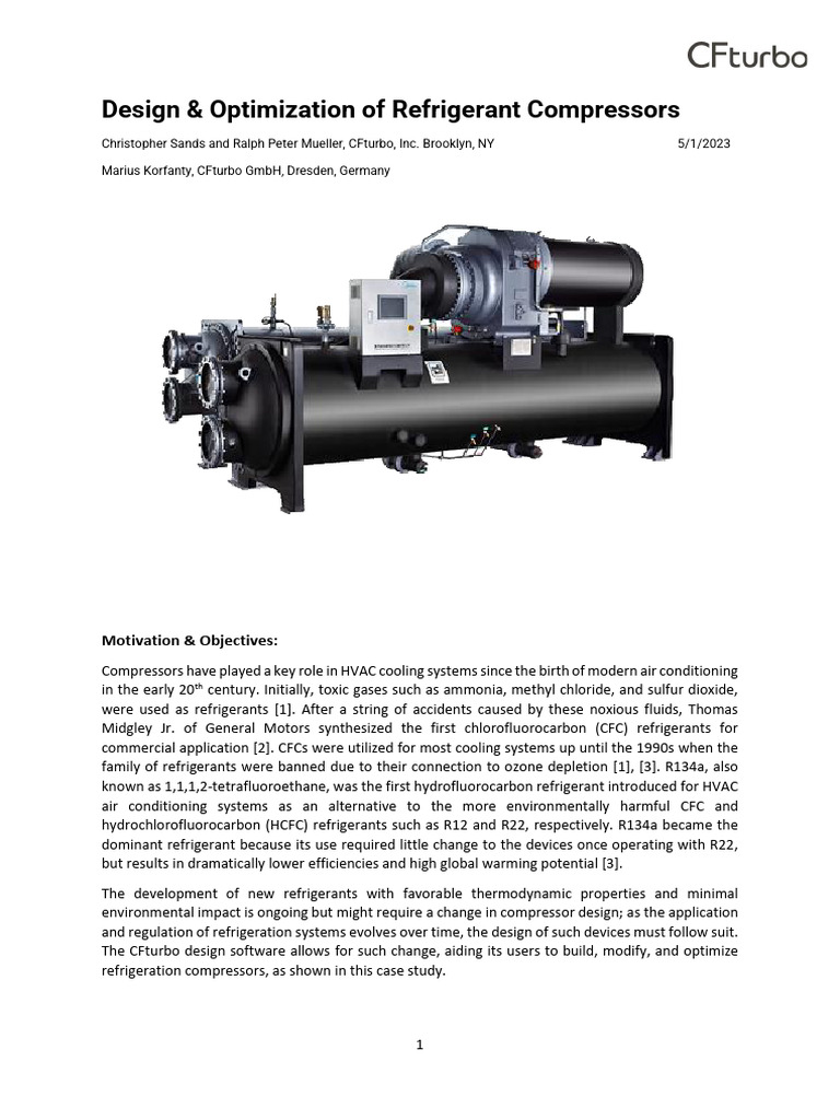 2023 HVAC R134a Compressor | PDF | Chlorofluorocarbon | Home Appliance