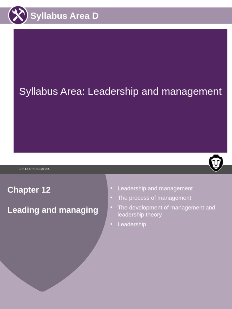 Leadership and Management Theories Overview | PDF | Leadership | Power ...