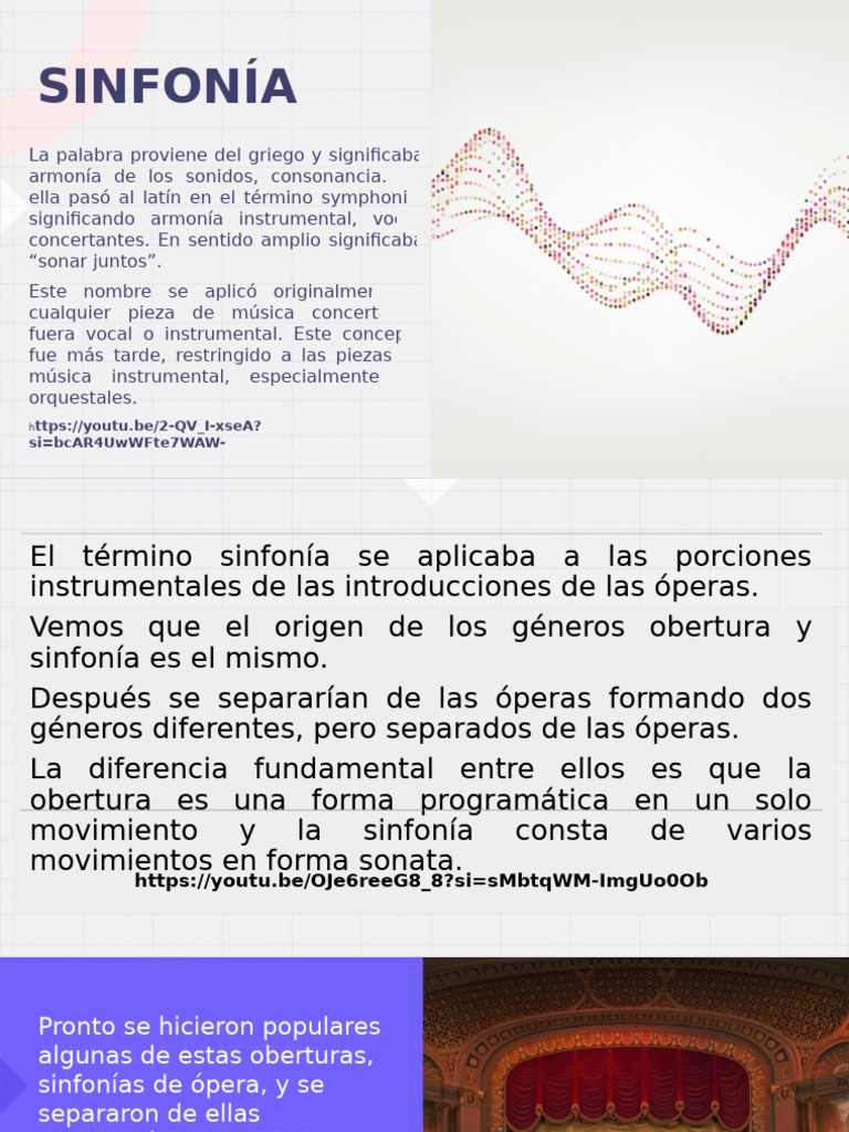 La Sinfonía | PDF | Sinfonía | Formas musicales