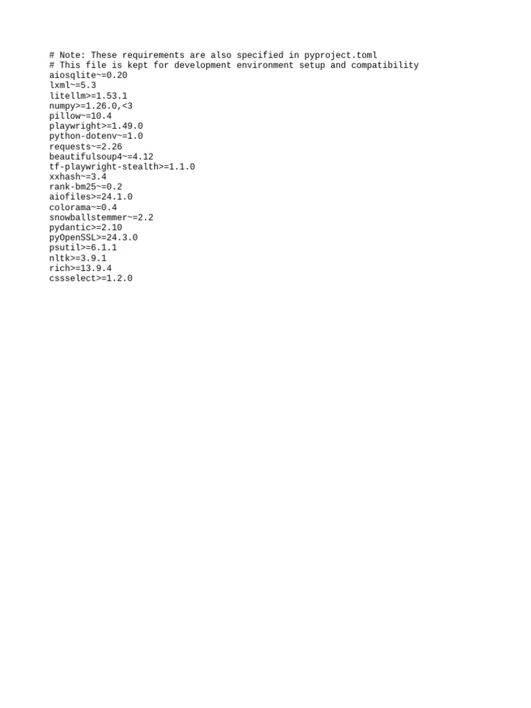 Requirements pdf