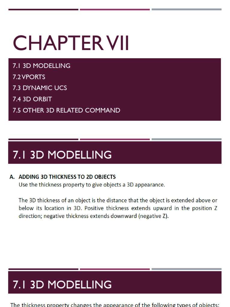CAD Chapter 7 | PDF