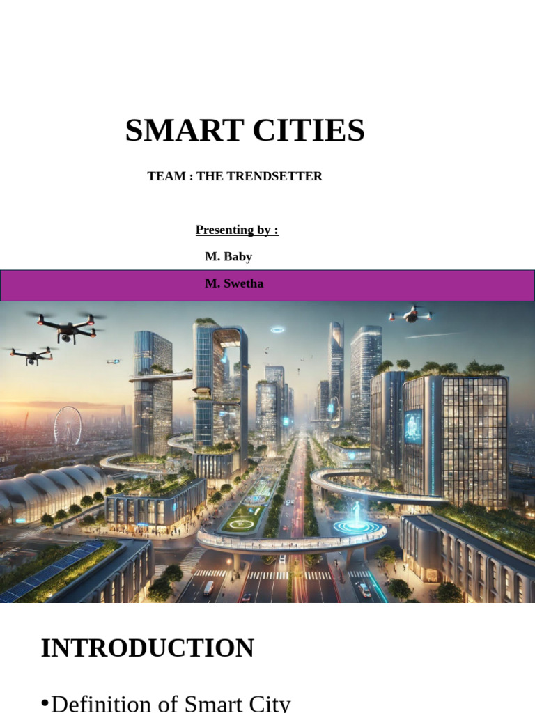 Smart Cities: Tech-Driven Urban Future | PDF