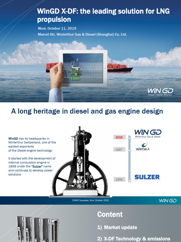 WinGD X-DF Dominates Dual Fuel Market | PDF | Liquefied Natural Gas ...