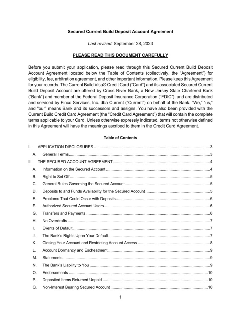 CRB Account Agreement | PDF | Arbitration | Overdraft