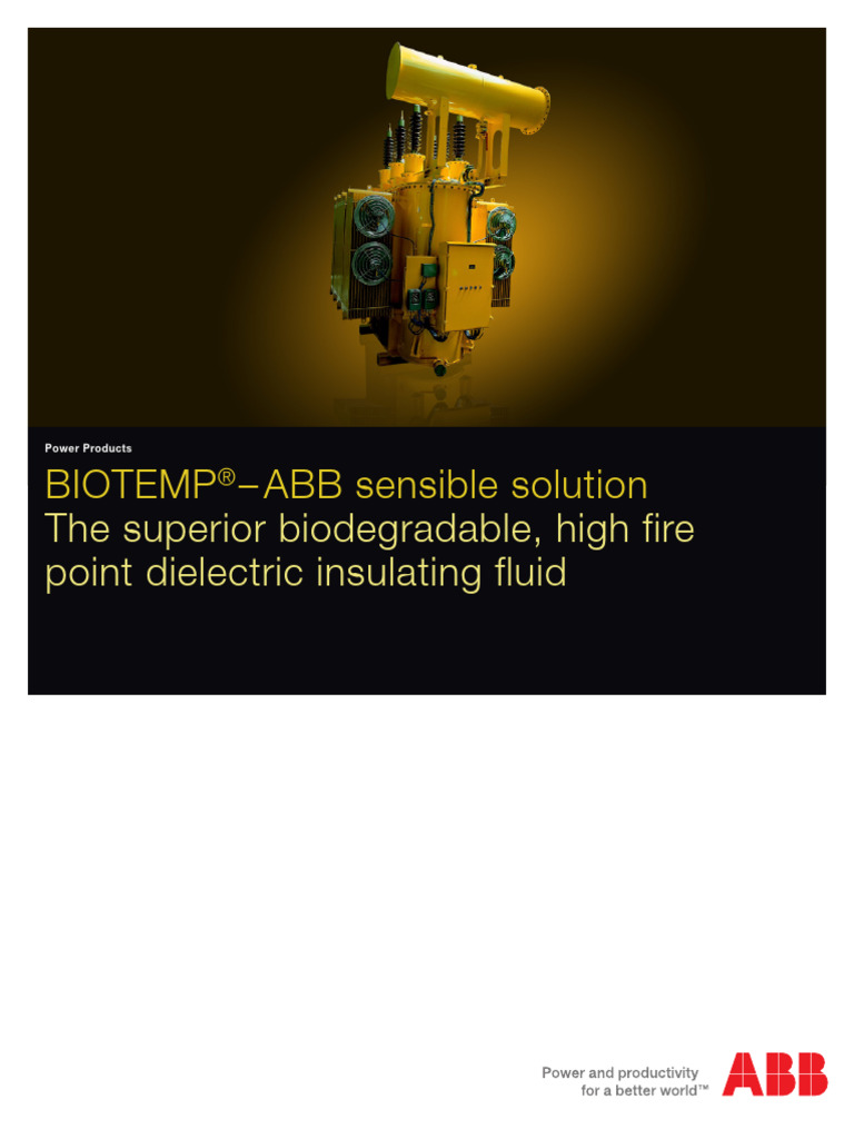 1lus471050-Lte Biotemp | PDF | Fires | Transformer