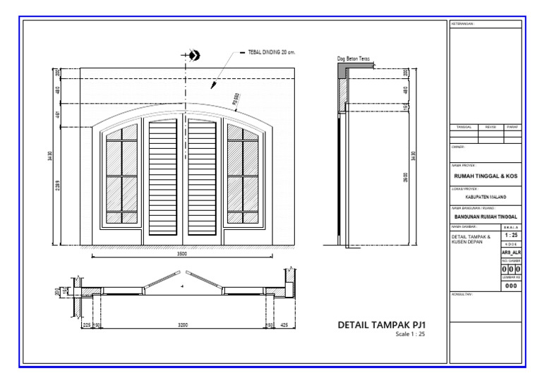 Detail Tampak 1 | PDF