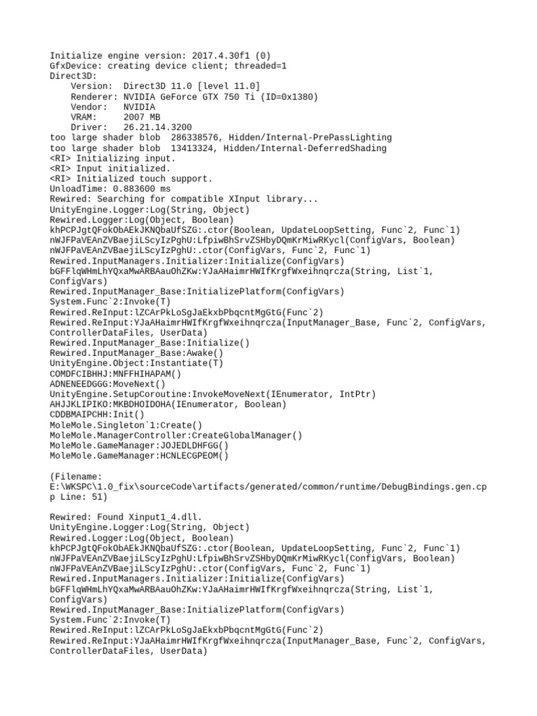 MiHoYo SDK Initialization Log | PDF | Integer (Computer Science ...
