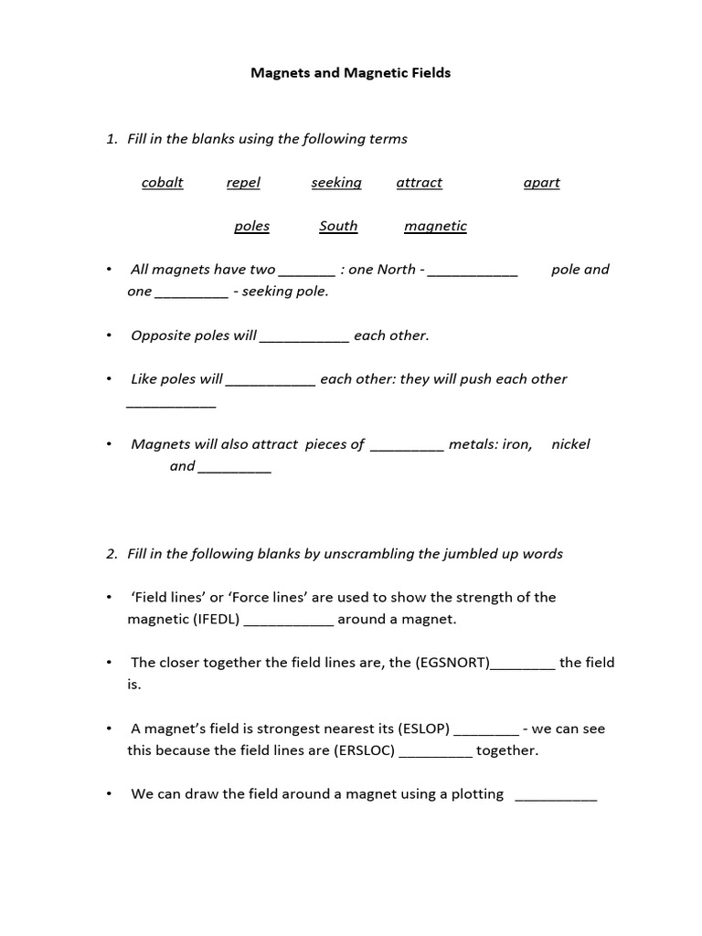 Lesson 3 Magnets 2 | PDF