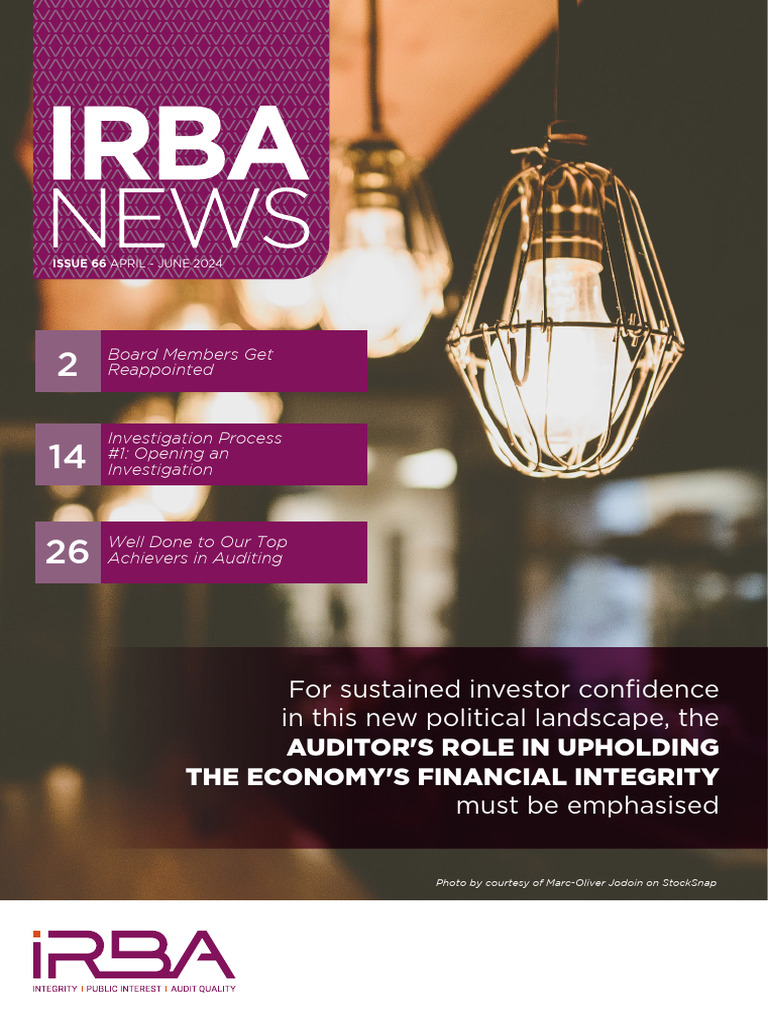 IRBA News Issue 66 | PDF | Audit | Financial Audit