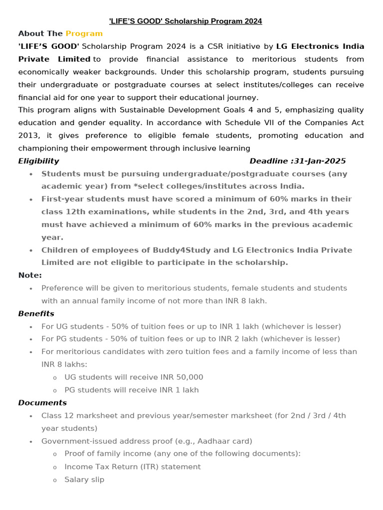 LIFE | PDF | Undergraduate Education