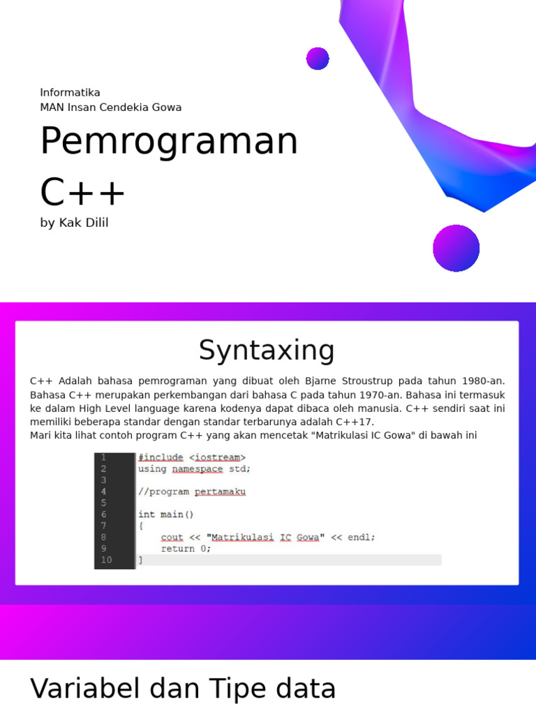 Panduan Lengkap Pemrograman C++ | PDF