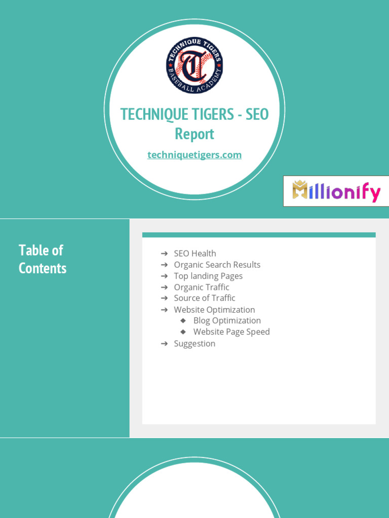 Weekly SEO Report Overview | PDF