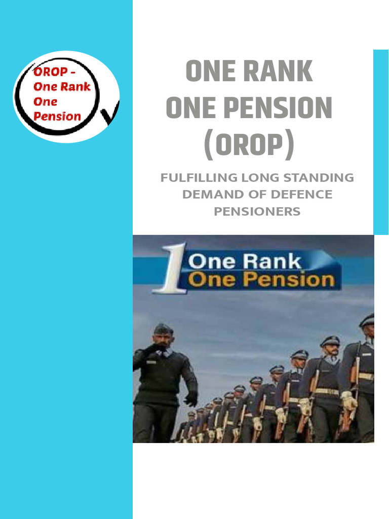One Rank One Pension Overview | PDF | Government Of India | Government