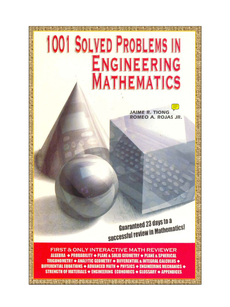 1001 Solved Problems in Engineering Mathematics | PDF