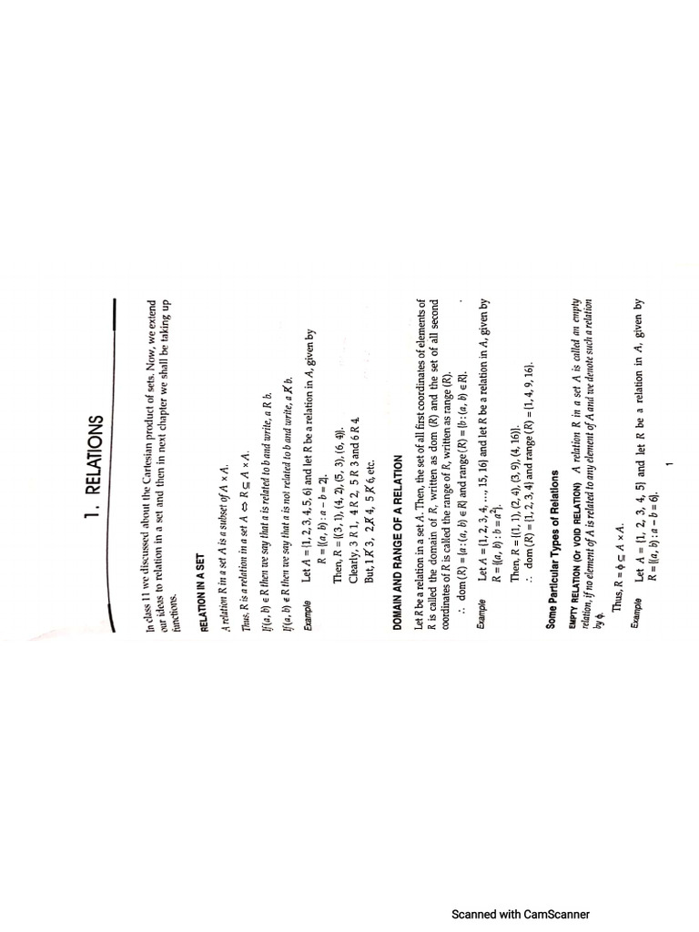 Relation Pdf