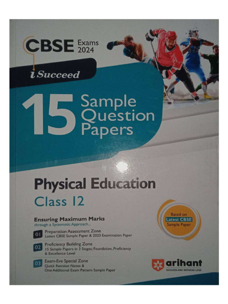 12th PE Arihant Physical Education SQPs 2024 @CUETCBSE | PDF