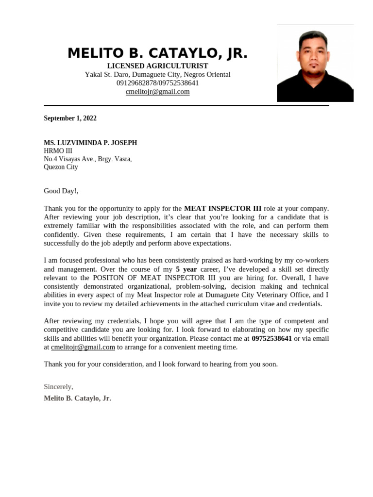 Meat Inspector Application | PDF