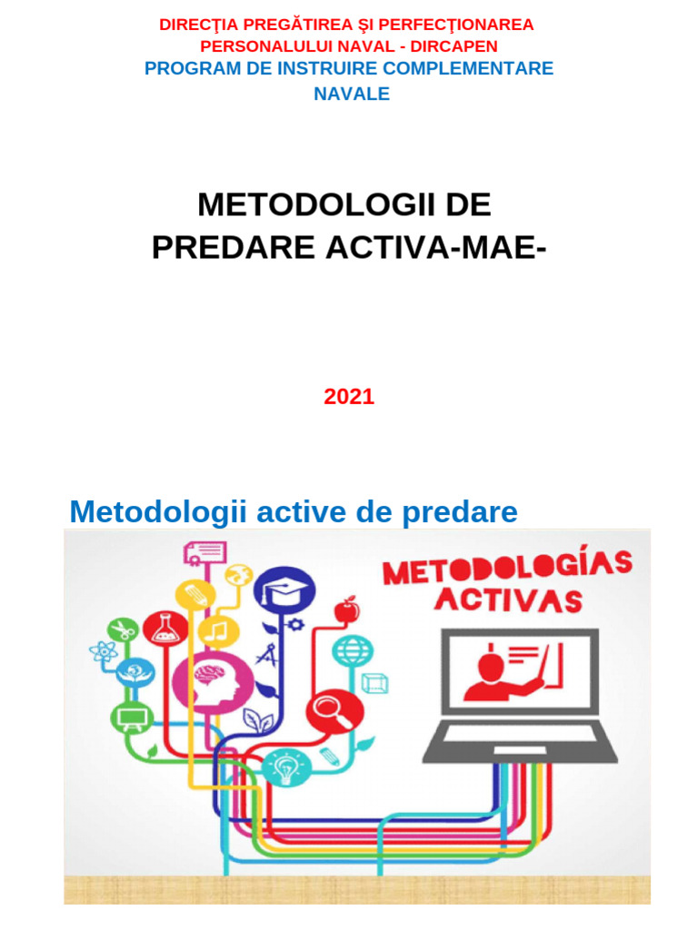 b. Metodologii active de predare | PDF
