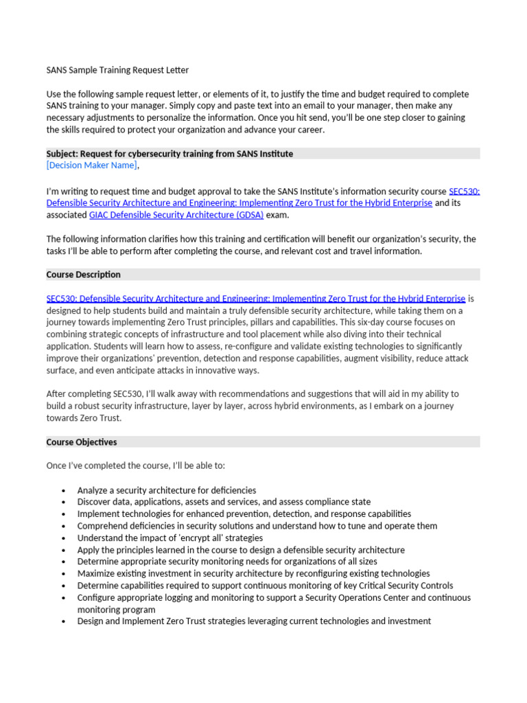 Justify Your Training 530 | PDF | Computer Security | Security