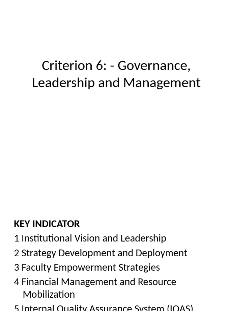Criterion 6 | PDF