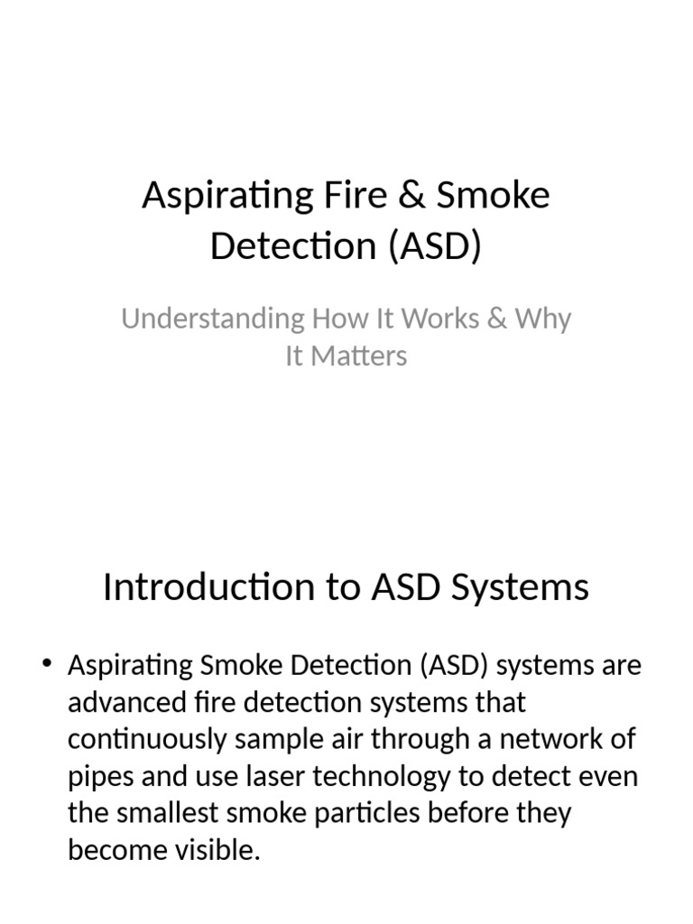 ASD System Presentation | PDF