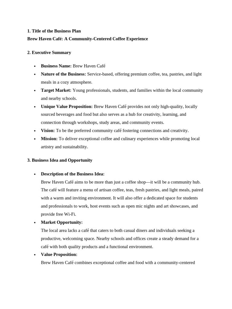 Note Format Ideas