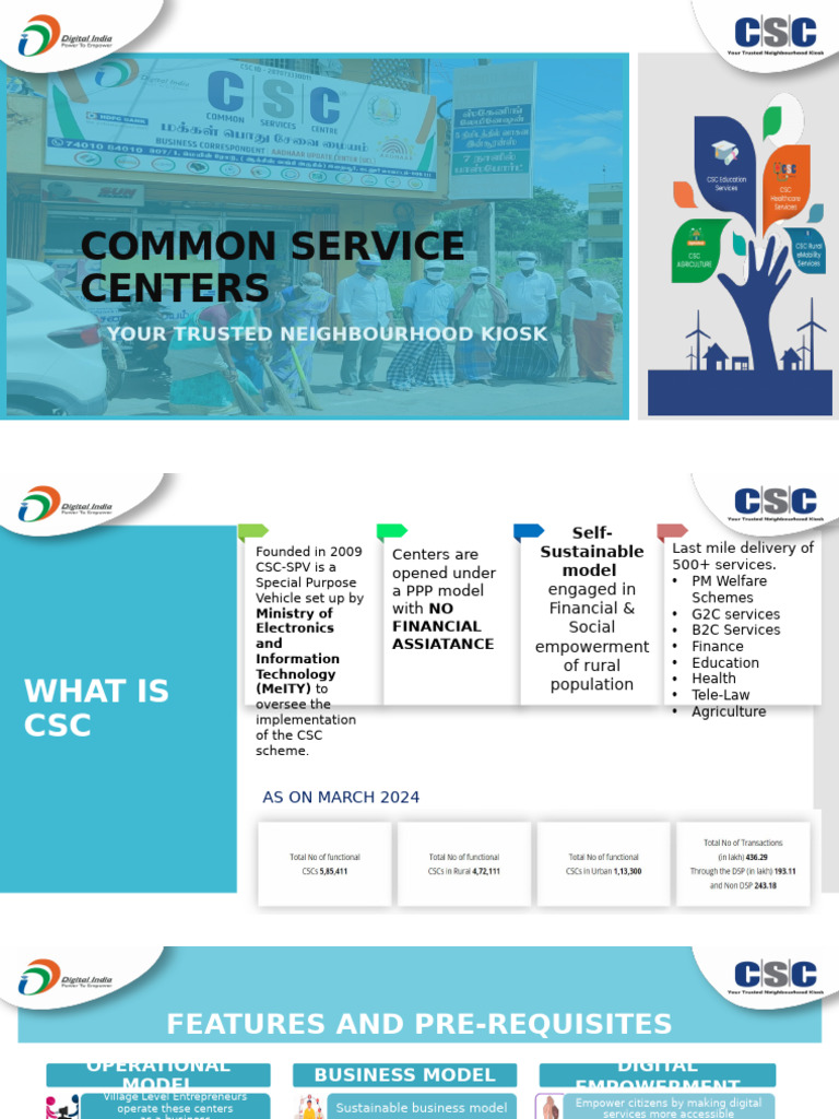 Common Service Centers | PDF | Economies