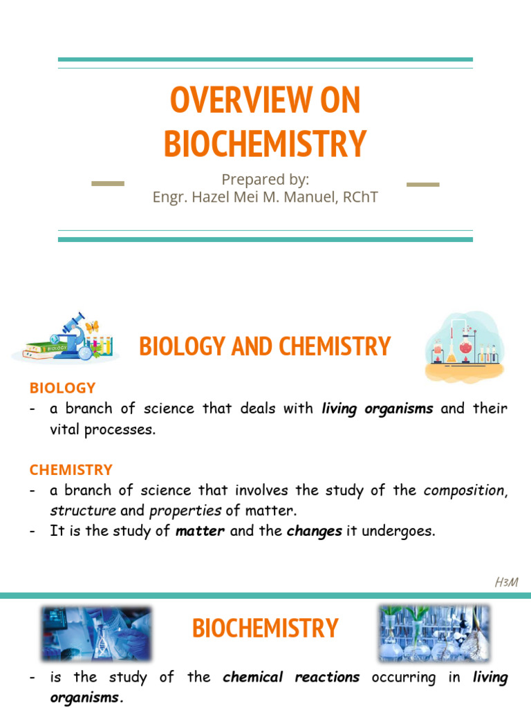 Biochemistry Overview and Applications | PDF | Biochemistry | Chemistry