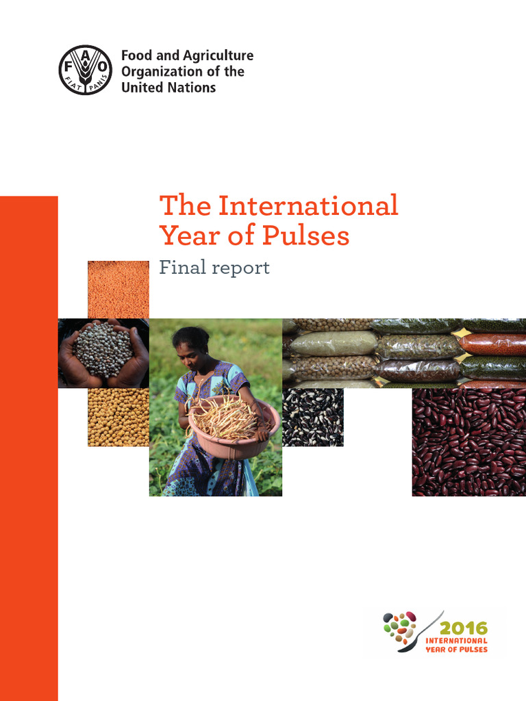 Internation Year of Pulses Report FAO | PDF | Food And Agriculture ...