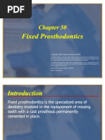 Fixed Prosthodontics Fixed Prosthodontics