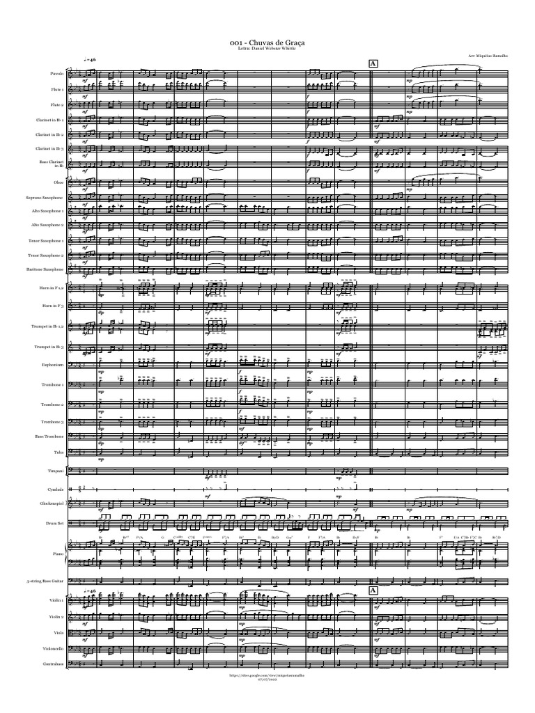 001 - Full Score | PDF | Instruments de musique | Bois (musique)