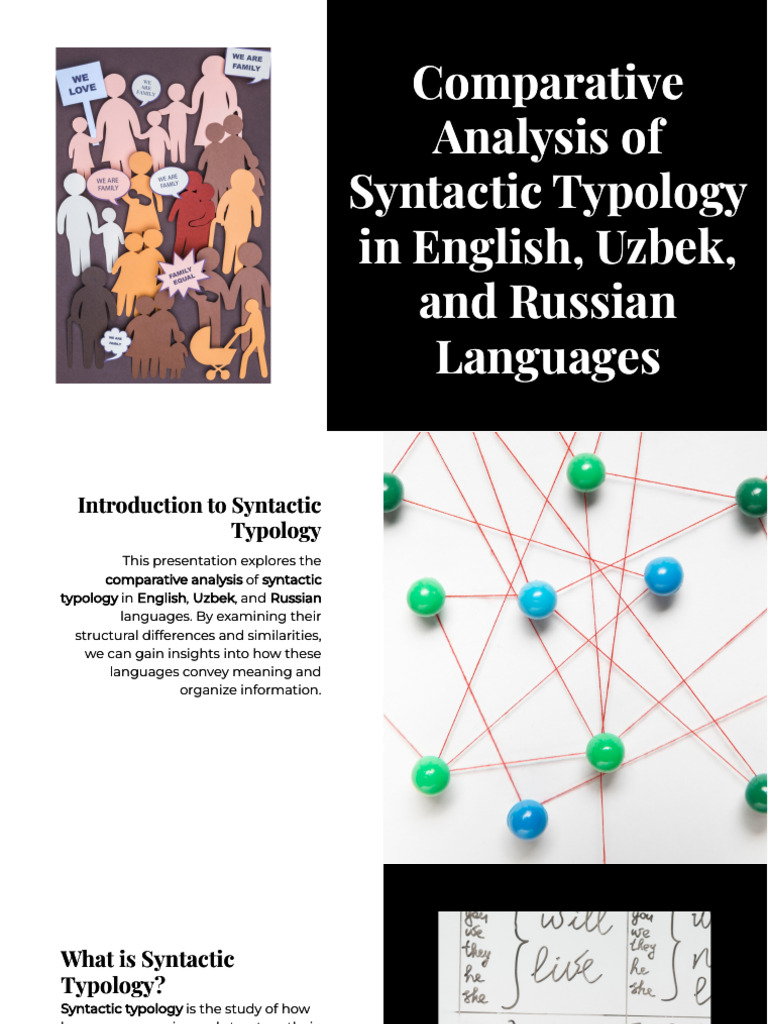 Slidesgo Comparative Analysis of Syntactic Typology in English Uzbek ...