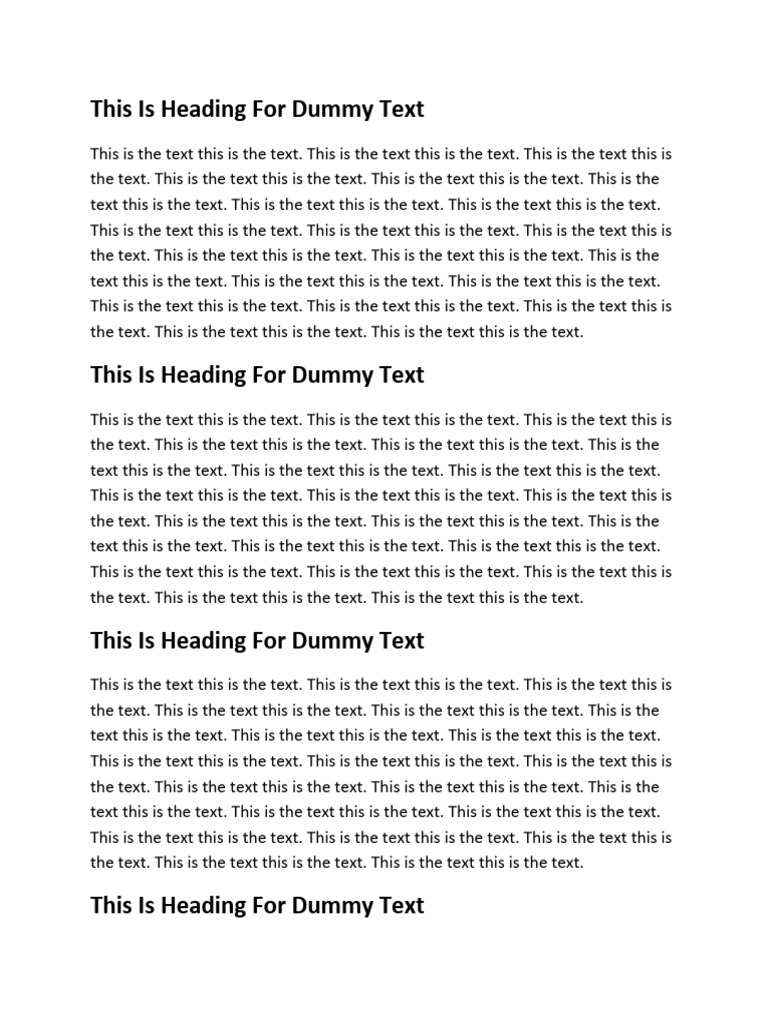 Dummy Text Overview and Analysis | PDF