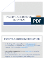 Passive Aggressive Behavior