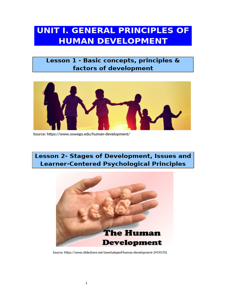 Principles of Human Development Explained | PDF | Learning | Motivational