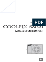 Manual de Utilizare Nikon S8000